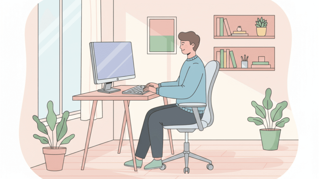 Masa başı çalışanlar için omurga sağlığı